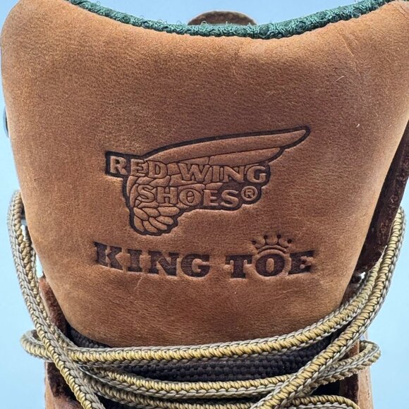Red Wing King Toe Mens 6-Inch Waterproof Safety Toe Leather Boots Size 11D - Picture 13 of 15